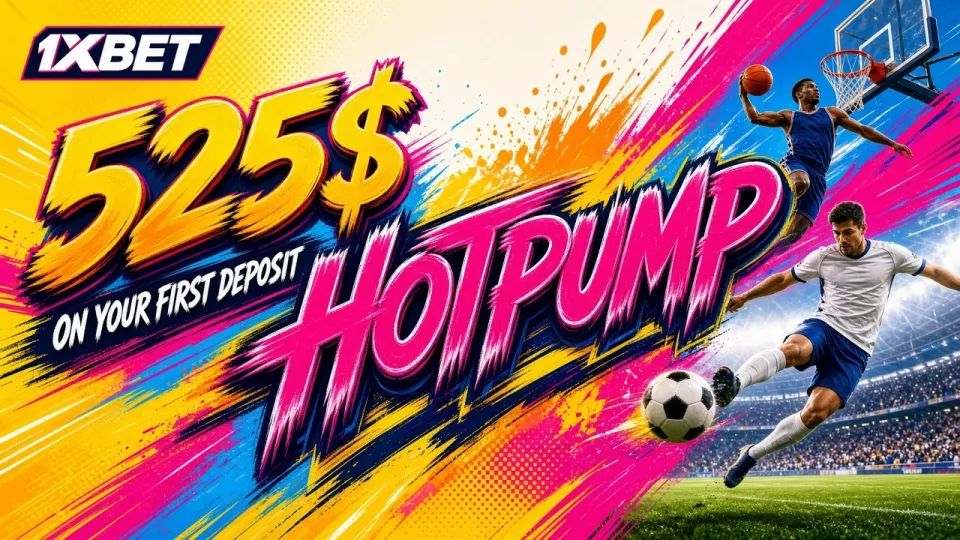 How to use the 1XBET promo code HOTPUMP to claim a $520 first deposit bonus